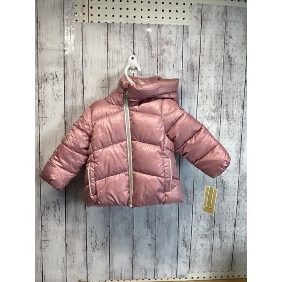 Tomato girl Michael Kors Pink Hooded Puffer Coat Jacket - SIZE 2T